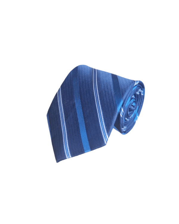 Blåstribet slips