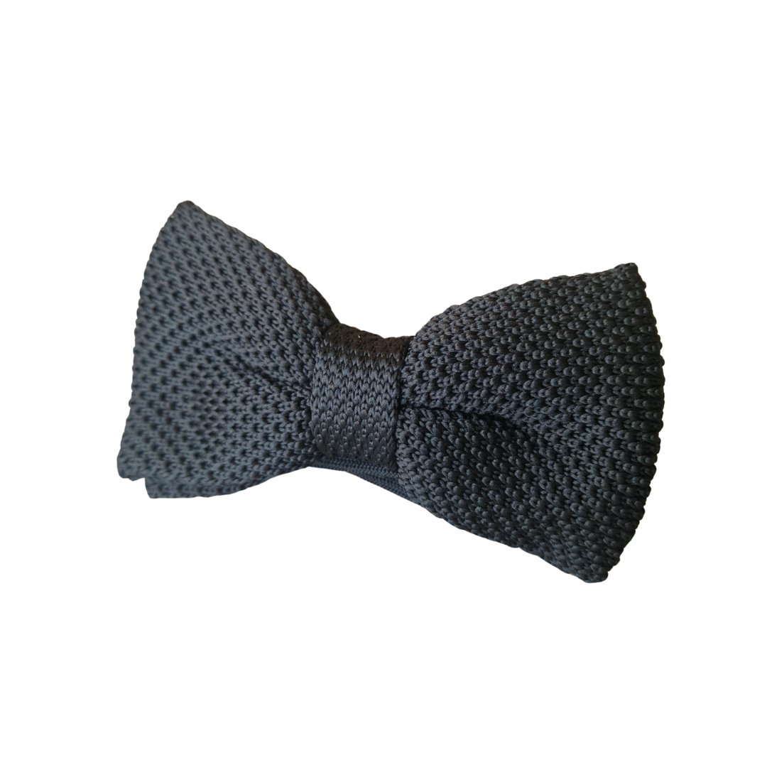 Sort strikket butterfly i klassisk design - Billede 1