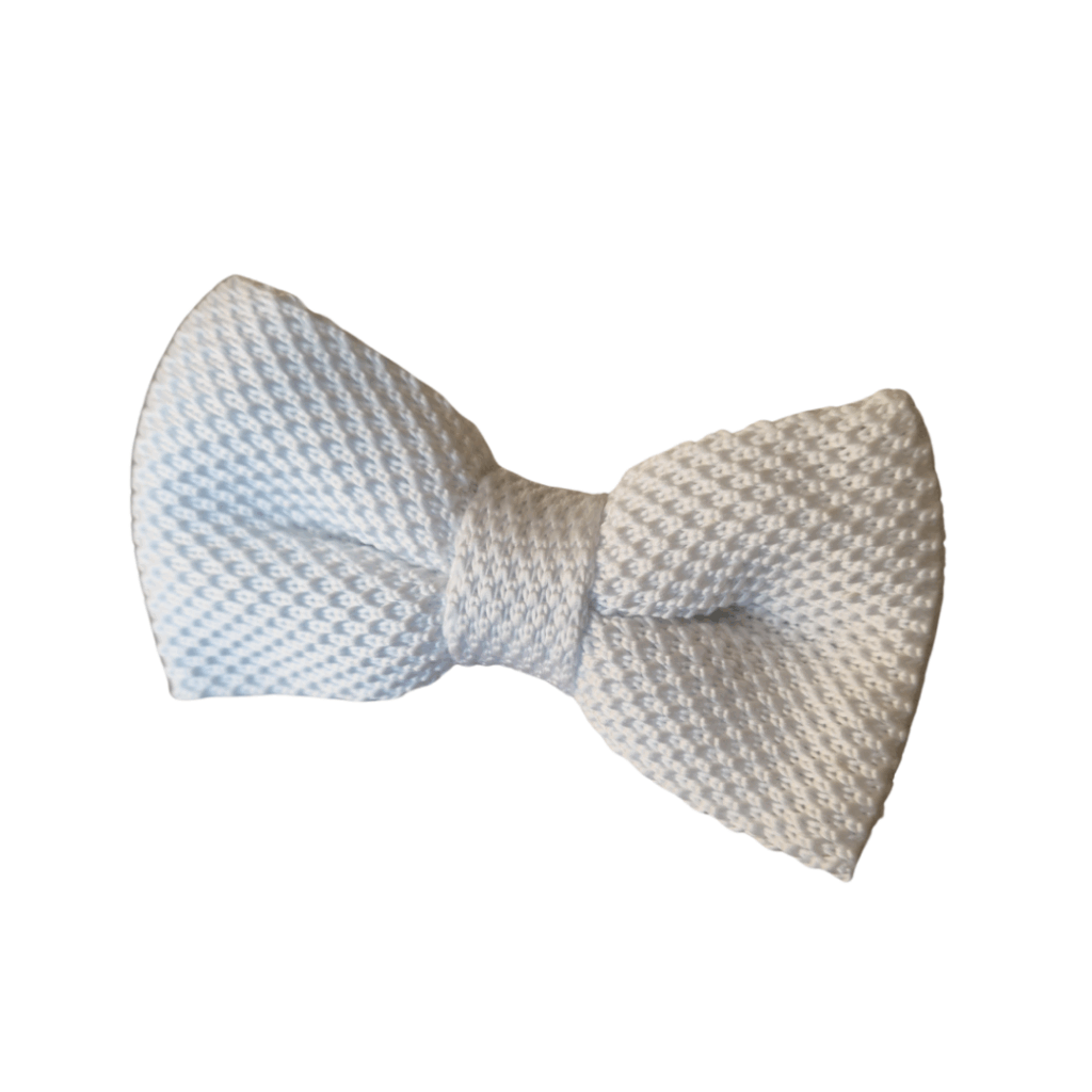 Hvid strikket butterfly