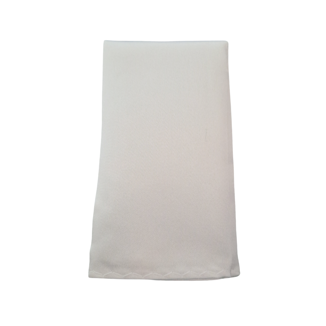 Hvid lommeklud - Billede 1